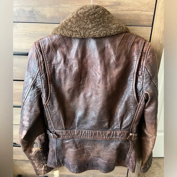 Genuine Leather - Ralph Lauren Aviator Women’s Jacket - Size S